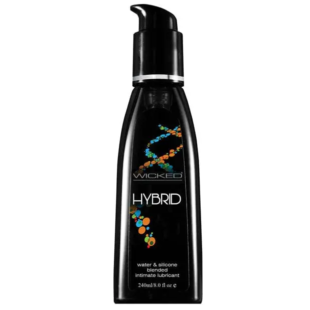 Wicked Hybrid Lubricant – Smooth Blended Formula Of Water & Silicone (8 Oz) 1
