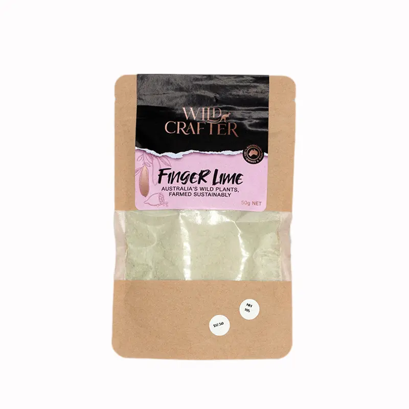 Wildcrafter Australian Finger Lime Powder – 50G Native Citrus Flavor Enhancer 1