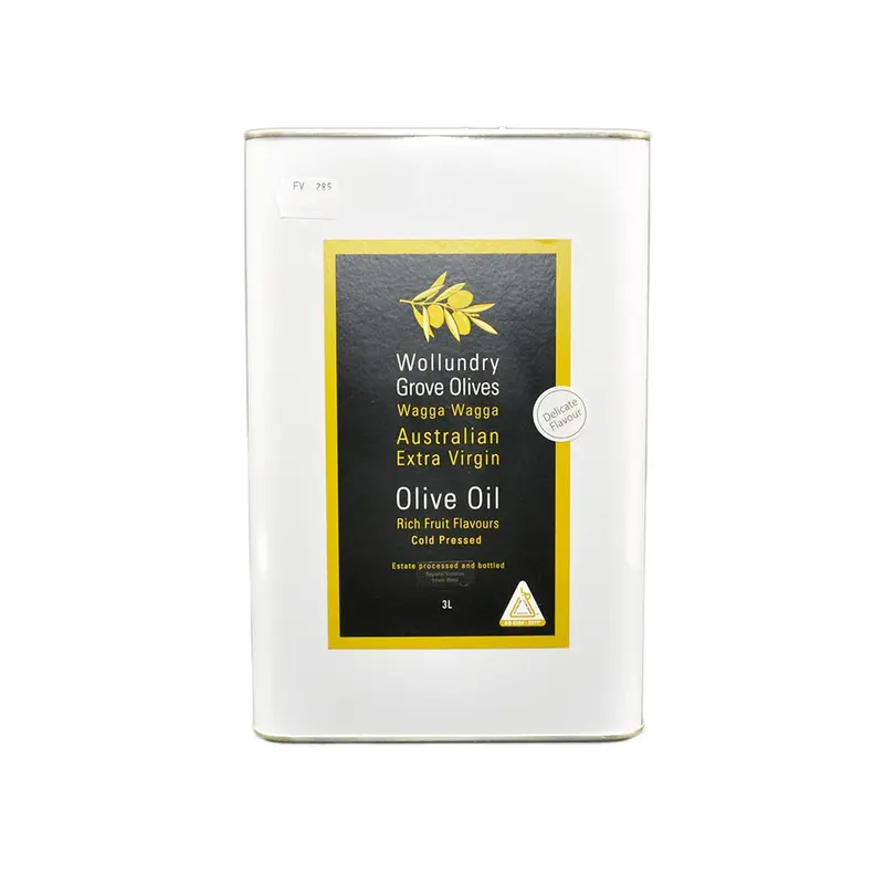 Wollundry Grove Mild Extra Virgin Olive Oil – 3L Bulk Container 1