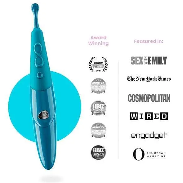 Zumio I Spirotip Precision Clitoral Vibrator – Blue 1